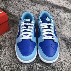Nike Dunk Low Retro Blue & Light Blue Sneakers - Brand New with Box